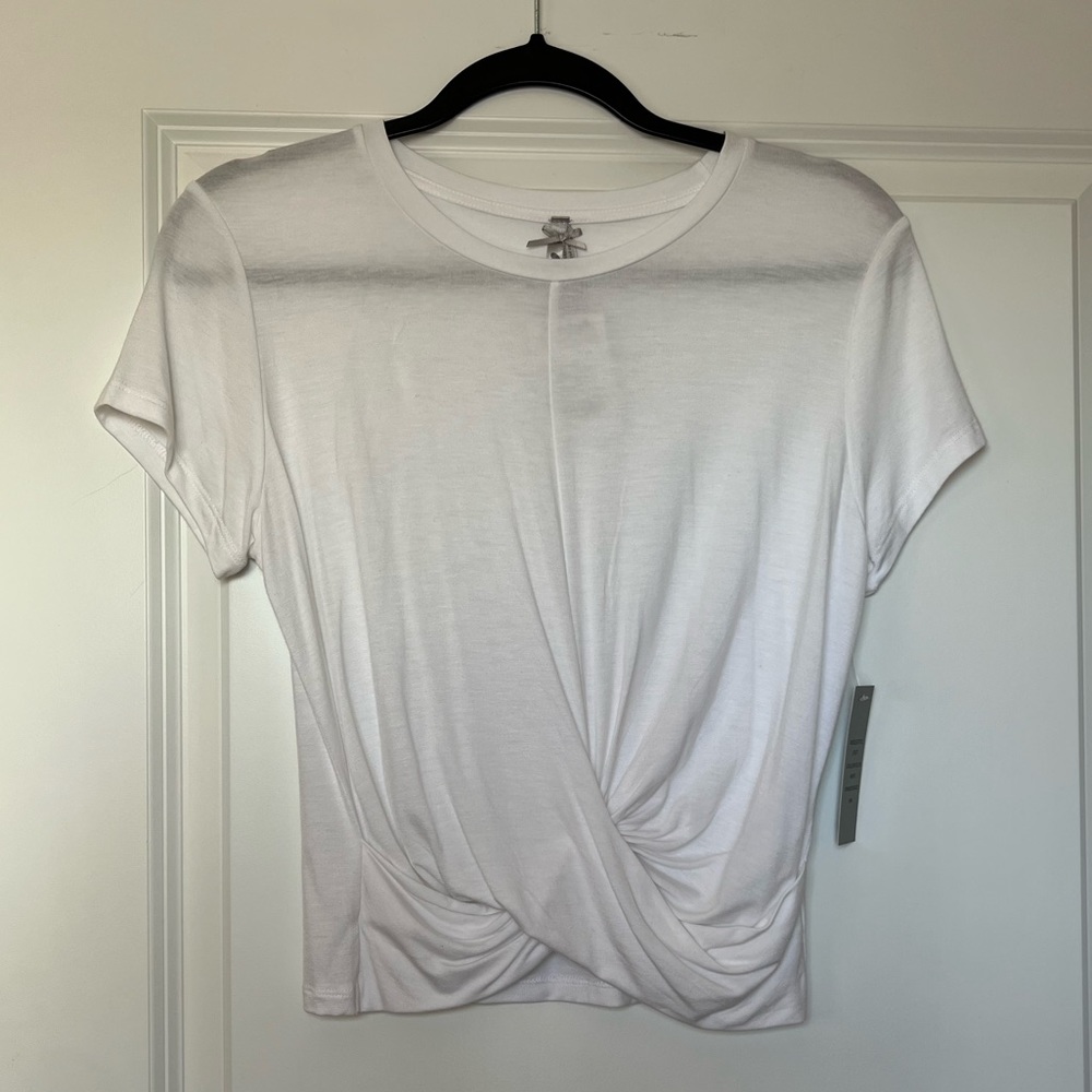 White crop top
